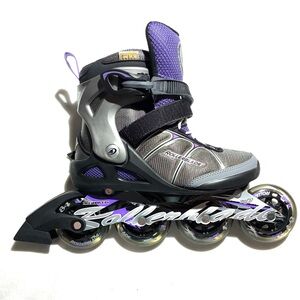 Macroblade 84 ALU Rollerblade Skates in Gray and Purple